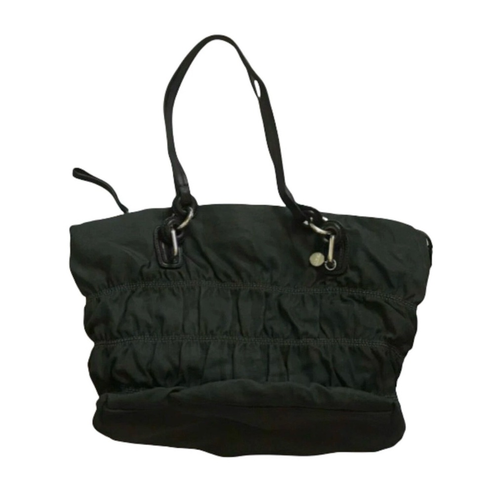 Tumi Black Gathered Tote/Shoulder Bag